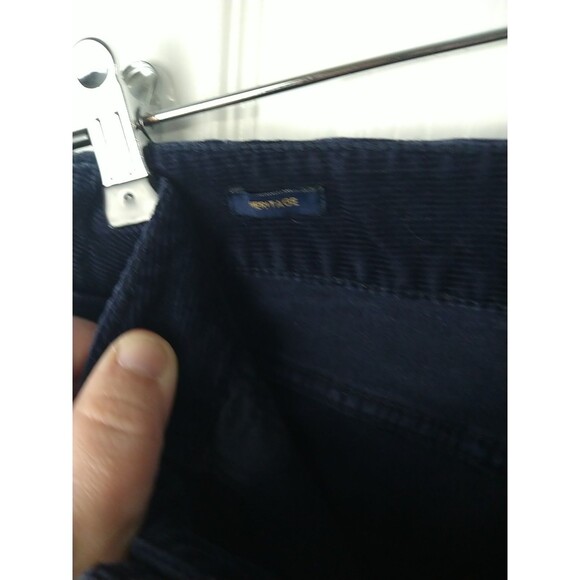 Talbots Corduroy Pants Womens Size 10 Straight Stretch Casual 5 Pocket Blue - Picture 8 of 10